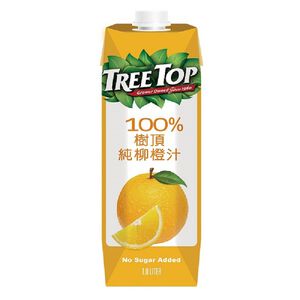 樹頂100純柳橙汁1000ml毫升