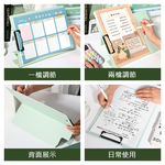 【龍品文創】莫蘭迪A4可立式丹麥夾-1入-粉紅色, , large