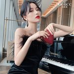 【Gulicc】古莉可 耳環 幾何鑲鑽耳飾, , large
