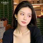 【Gulicc 】古莉可 耳環 貓眼石精緻鑲鑽耳環, , large
