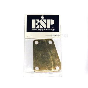 ESP NECK PLATE ESP GO  金色琴頸背板蓋【敦煌樂器】