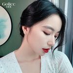 【Gulicc 】古莉可 耳環 心金色閃電耳釘, , large