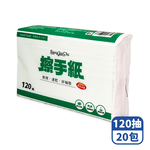 【咪咪購物】幫家適 加厚擦手紙 120抽X20包, , large