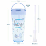 Tritan Tumbler Cup With Straw, , large