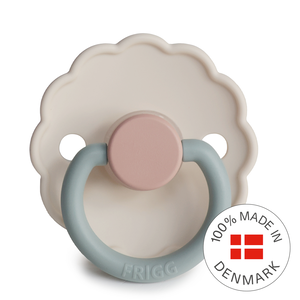 FRIGG Daisy - Round Silicone Pacifier - Cotton Candy - Size 2