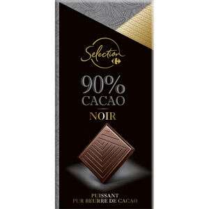 家樂福精選特黑巧克力90%-80g