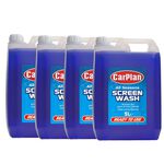 英國CarPlan  Screen Wash 預混式雨刷水(5L)  4入組 免加水雨刷精, , large