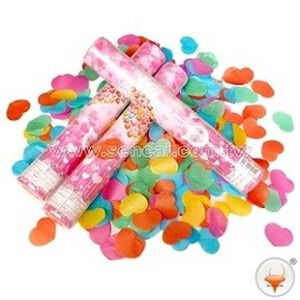 森彩  30cm氣壓式彩帶-愛心造型 (SC3008)