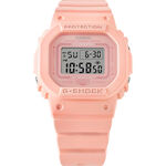 CASIO 卡西歐 G-SHOCK 珊瑚粉橘方形女錶 GMD-S5600BA-4, , large
