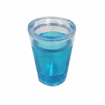 [巴果果]塑料雙層冰杯(藍) PGOB-01-BL, , large