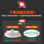 DanceLight舞光 10入組 可調角度LED浩克崁燈 8W坎燈 崁孔 9CM 白框/黑框(白光/自然光/黃光), , large