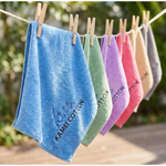 [Kaimei Cotton Industry] 10 randomly selected top-quality ultra-thick microfiber water-absorbent soft square towels. Patented open fiber yarn microfiber square towels, , large