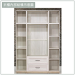 【唯熙傢俱】查理白橡木5.2x7尺衣櫃, , large