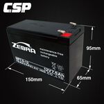 【ZEBRA】NP7.5-12 (12V7.5Ah) Zebra battery UPS fire equipment uninterruptible power supply system can replace Yuasa NP7-12, , large