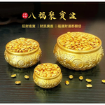 【A&R】招財開運 八福雙魚聚寶盆附小元寶 - 大款, , large