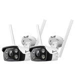 TP-LINK 2入組合 昌運監視器 VIGI C340-W V2 400萬 戶外全彩槍型商用網路攝影機 槍型無線監視器, , large