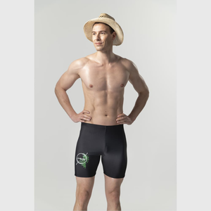 莫妮娜 台灣製 大男 衝浪必備 五分泳褲 OUTDOOR 黑色 -2L