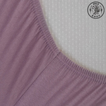 【SOLO Vintage】LCW Home Premium Bed Sheet Purple Made in Turkey 100x200x30cm, , large