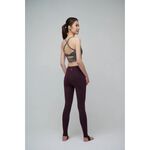 YOGA FLOW Chloe Bra - 扭轉短版上衣 - 陶泥褐 Bistre, , large