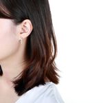 【Angel & Me】十字架 Cross 一對 s925 純銀 耳環 耳夾 基督 福音 洗禮 禮物, , large
