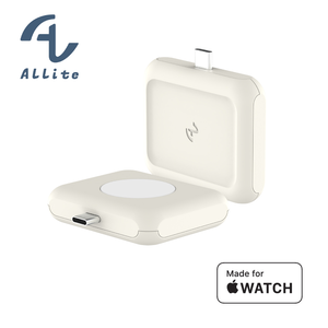 [萬摩科技]Allite WA1 2IN1 AppleWatch AirPods 便攜型雙面充電器