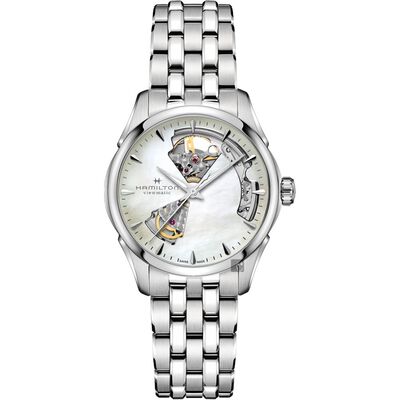 Hamilton 漢米爾頓 Jazzmaster 鏤空機械錶-36mm H32215190
