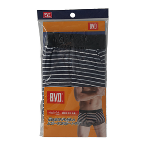 BVD橫條顯瘦平口褲-顏色隨機出貨