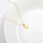 【Angel & Me】好運 法蒂瑪之手 s925 純銀 厚鍍 24k 純金 項鍊, , large
