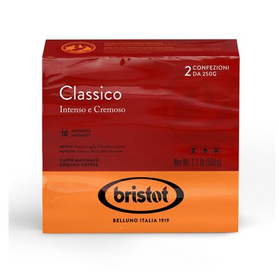 義大利Bristot經典濾泡式咖啡粉250gx2