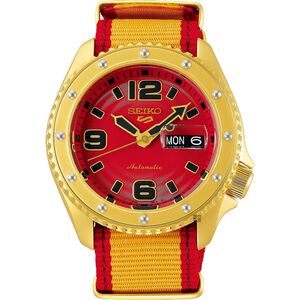 SEIKO 精工 5 Sports x 快打旋風 桑吉爾夫 聯名限量機械錶(SRPF24K1)-42.5mm