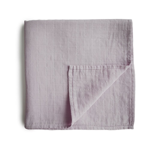 Mushie Swaddle - Soft Mauve
