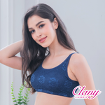 【可蘭霓Clany】蕾絲涼感多功能M-Q無鋼圈內衣(星空藍 6920-55), , large