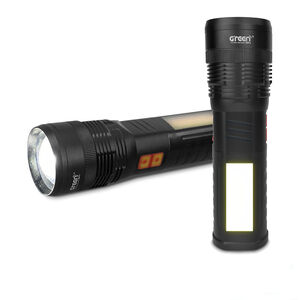 【GREENON】超強光複合式手電筒(GSL-802) USB充電式 強力磁鐵