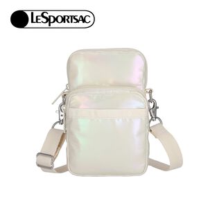 Lesportsac 珍珠奶油色迷你手機包 斜背包 隨身包 小包 送禮 禮物(漸層光影)