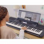 YAMAHA PSR-E383 61鍵 電子琴 黑色款【敦煌樂器】, , large