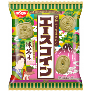 Ace coin cookie matcha flavor