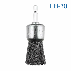 鉅玉經典｜六角柄鋼絲刷 帶柄齊頭 EH-30