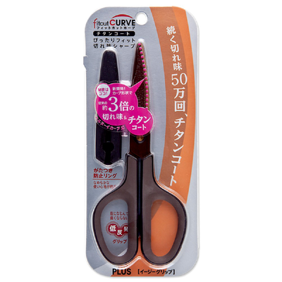 【龍品文創】PLUS 臺灣普樂士 34767 SC-175ST 弧線鈦剪刀