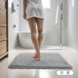 Soft and extremely thick cake velvet absorbent floor mat 1 set 50x80cm