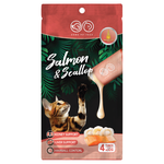 GOMO貓機能型鮮肉泥 鮭魚+干貝, , large