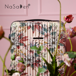 NaSaDen [ Floral Pink ] 22" Carry on Zipper Luggage, , large