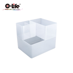 【O-Life】B-012stacking storage box-white 3-piece set, , large