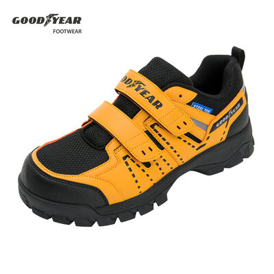 GOODYEAR男認證鋼頭鞋-黃27.5