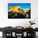 【御畫房】日照金山 國家一級畫師手繪油畫60×90cm(VF-90), , large