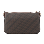 Michael Kors 金字塗層帆布附小袋三合一斜背包/咖啡色, , large