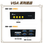 昌運監視器 VGA-401SW VGA 四進一出 切換器 四組VGA輸入一組輸出, , large