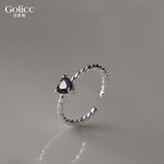 【Gulicc】古莉可 戒指 麻花開口戒子, , large