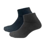 【BVD】超消臭1/2氣墊襪3入-L加厚<黑>B625 襪子 短襪 抑菌除臭襪, , large