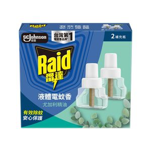 雷達薄型液體電蚊香重裝-尤加利精油-41mlx2