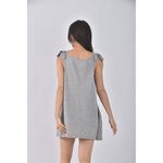 (S) barlie質感無袖灰色洋裝二手衣, , large